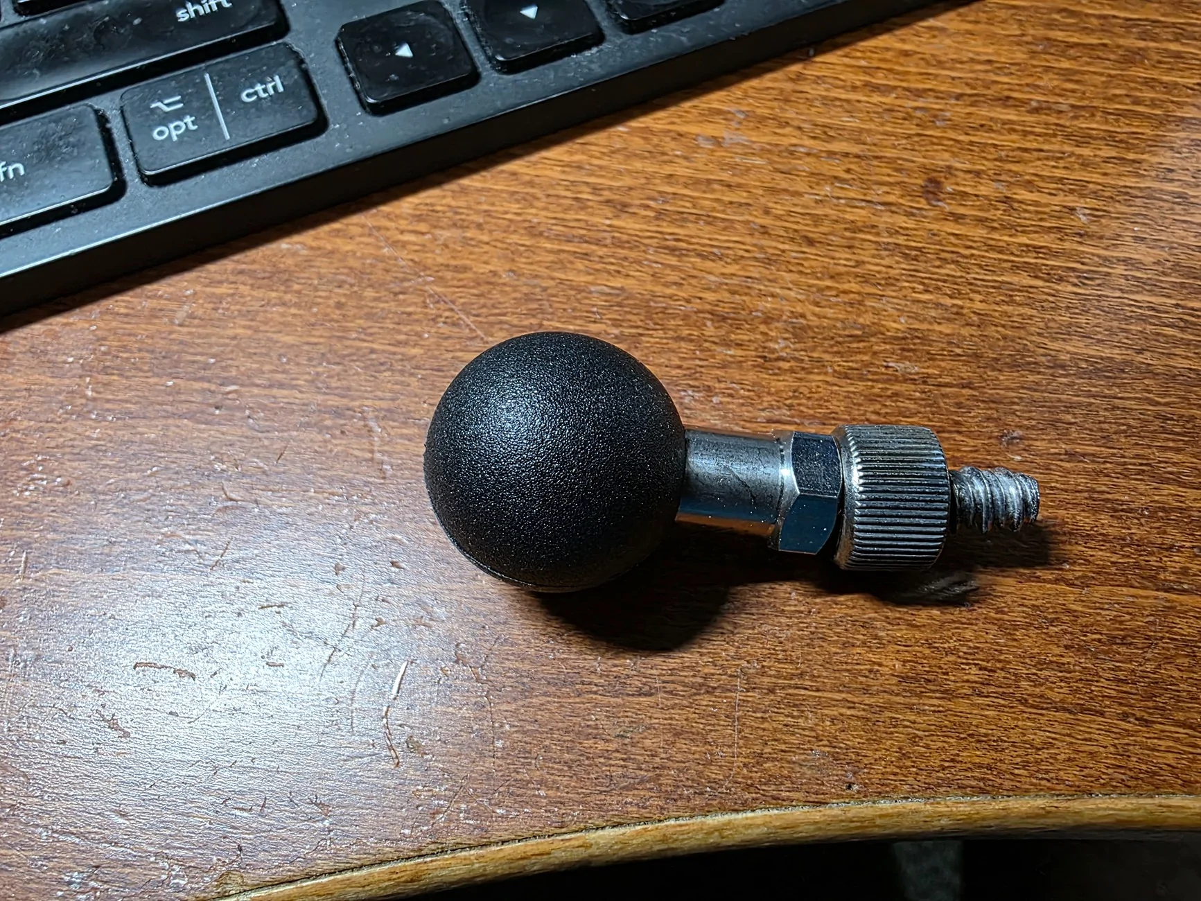Jeep Gladiator DIY: Grab Handle ball mount 20251025_221028