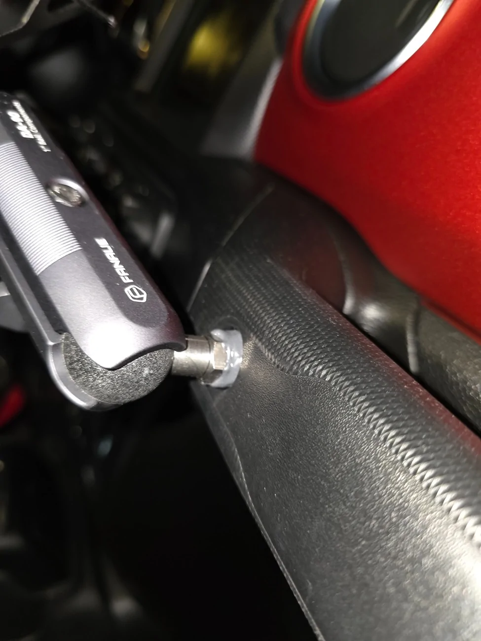 Jeep Gladiator DIY: Grab Handle ball mount 20251026_183129