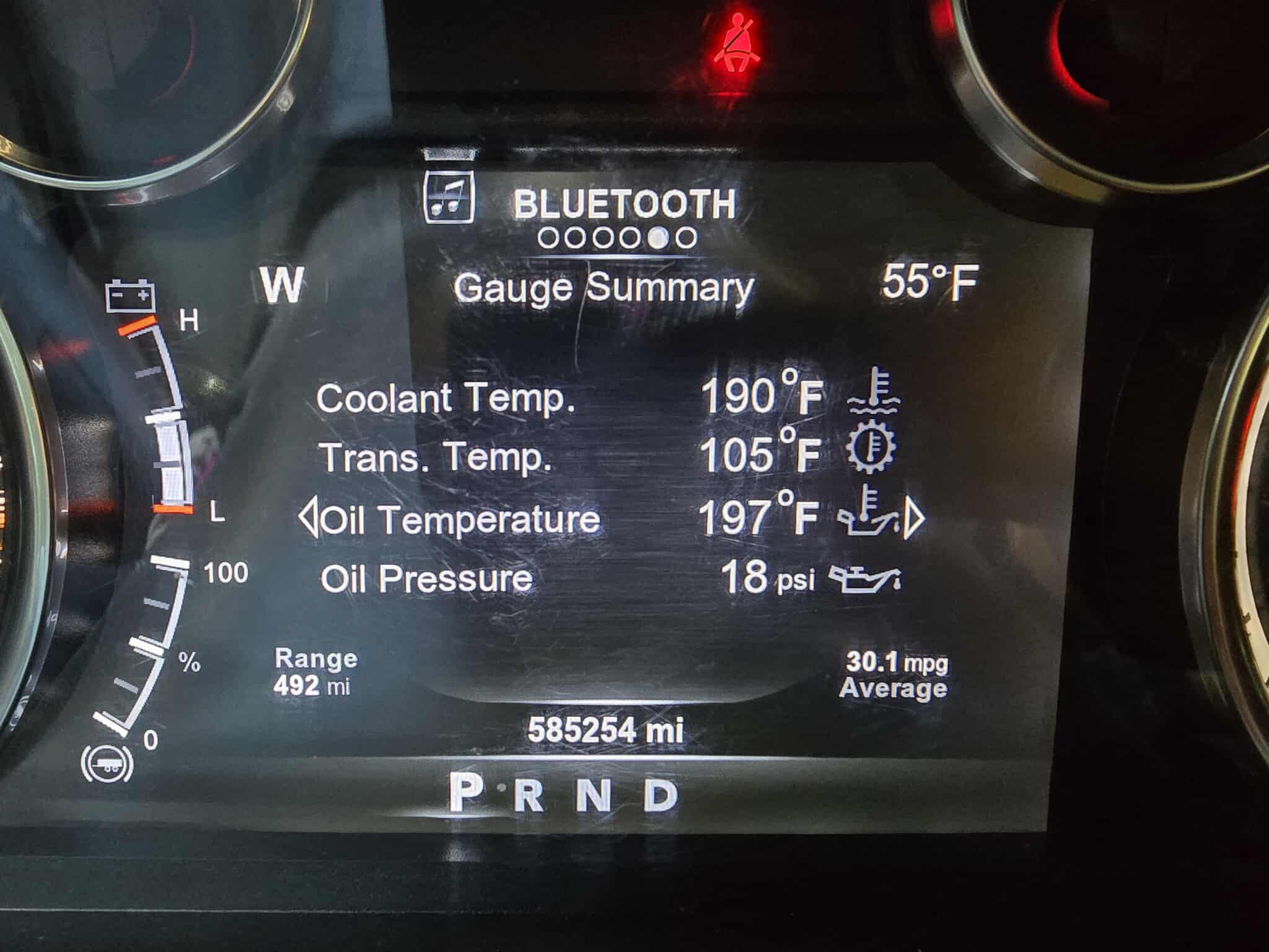 Jeep Gladiator 3.0 Diesel 85K mile service - results & photos bR9352i