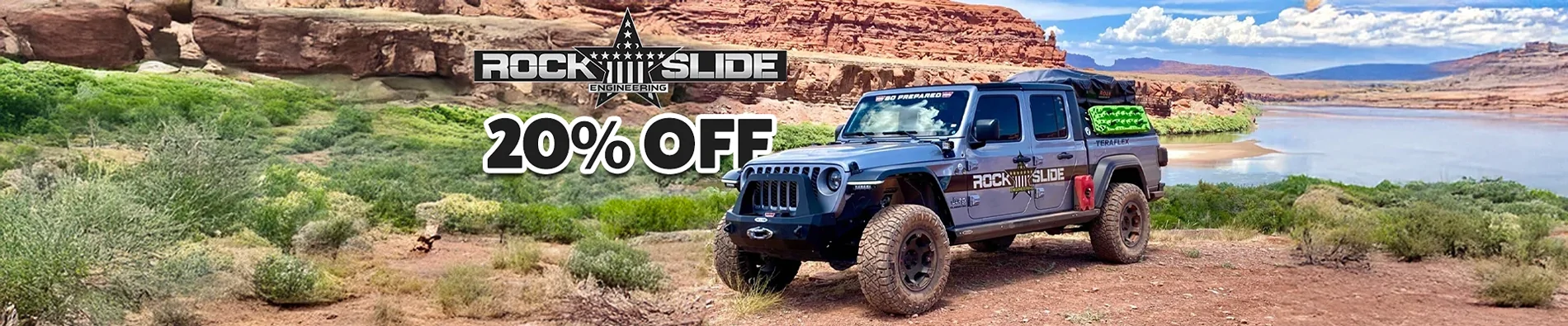 Jeep Gladiator Rock Slide Engineering SALE! - 20% OFF RSE-20-off