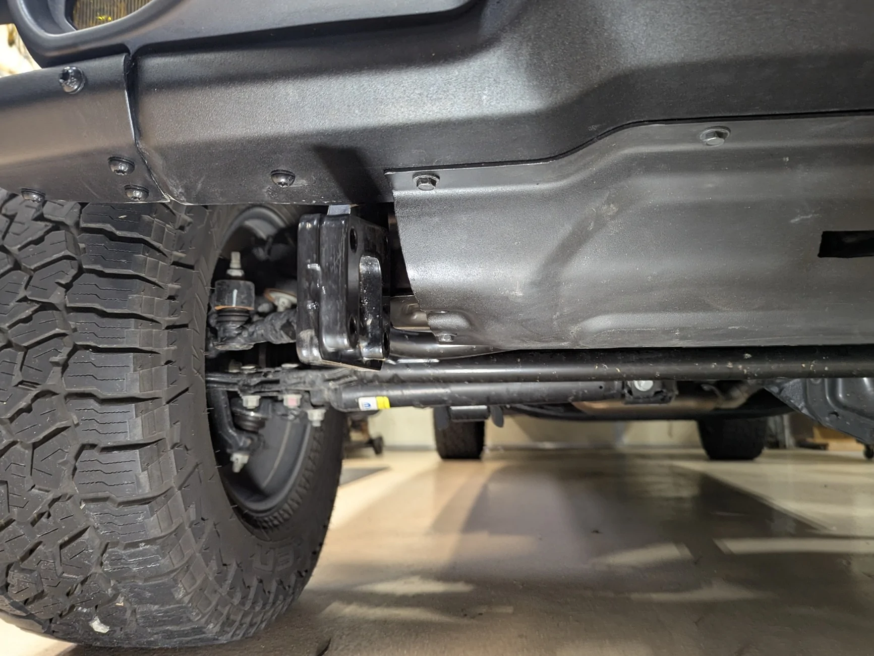 Jeep Gladiator Western Defender snow plow install on a Mojave X PXL_20250920_193204112.LONG_EXPOSURE-01.COVER