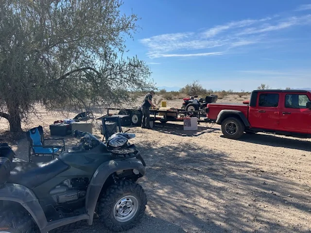 Jeep Gladiator Desert camping and mine exploring Our home for a week