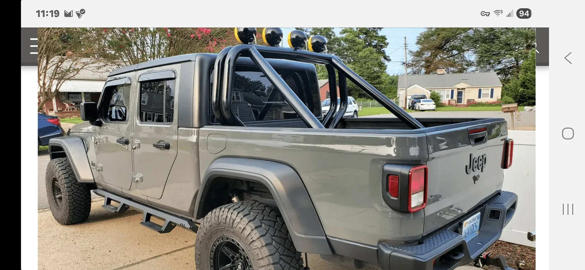 Jeep Gladiator Who makes this Roll Bar? 1000009056