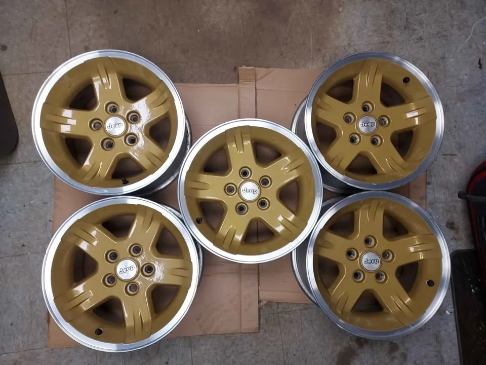 Jeep Gladiator What did you do WITH your Gladiator today? Gold wheels2
