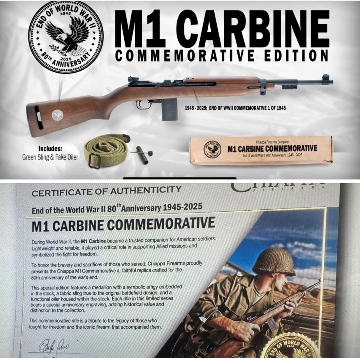 Jeep Gladiator Gun guys (and gals) m1 carbine commorative edition