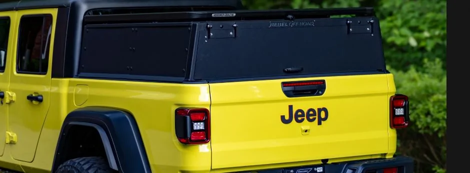 Jeep Gladiator Wolfbox G900 TriPro install & review with pictures. rear