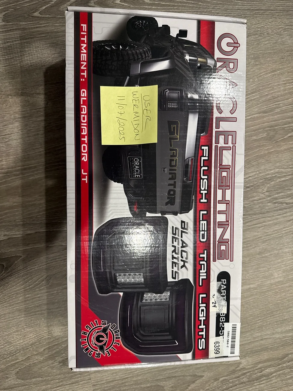 Jeep Gladiator $299 OBO Oracle Flush Led Tail Light Black Series imag