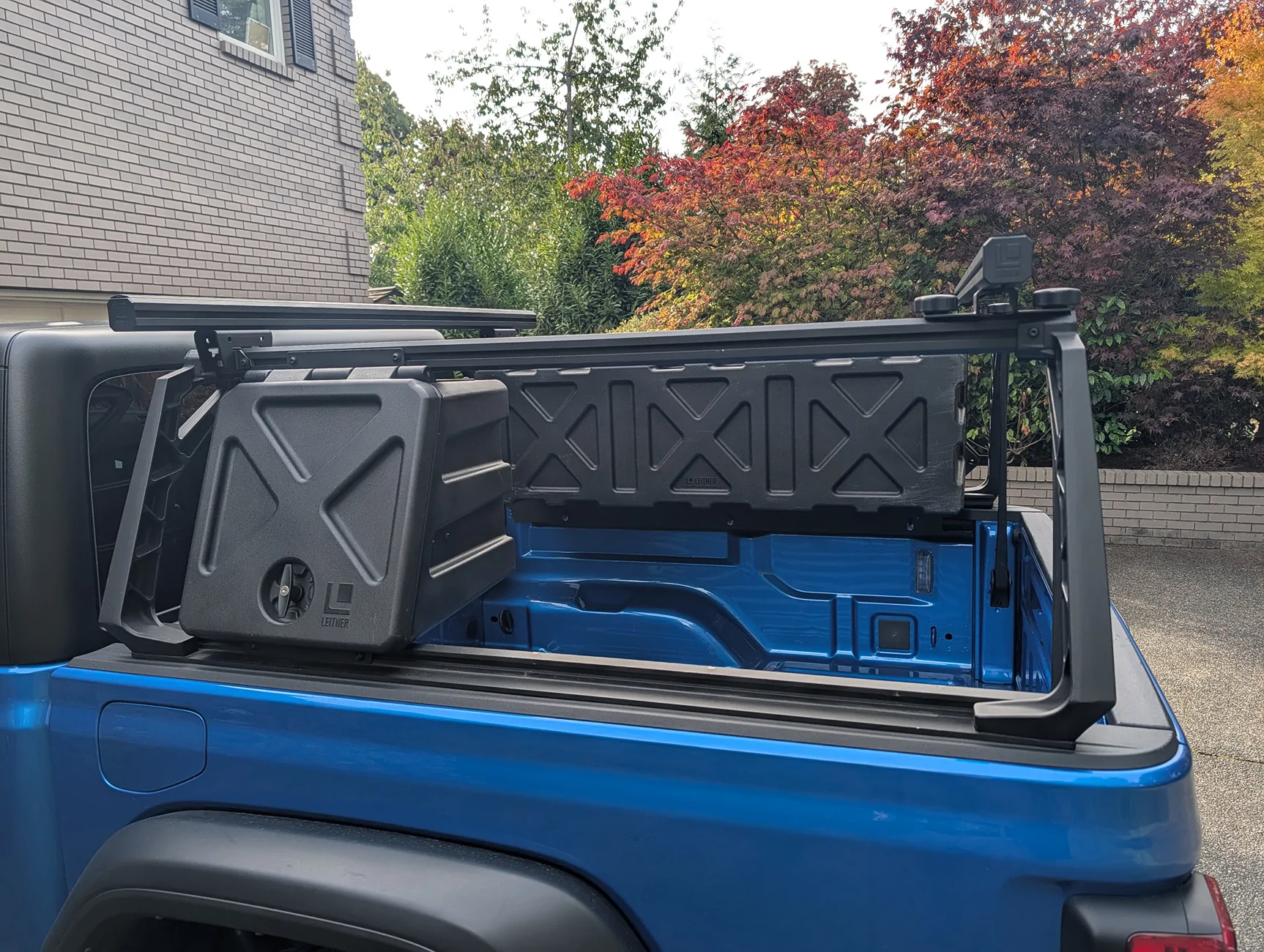 Jeep Gladiator $1,600 Leitner Designs Bed Rack with Accessories PXL_20251009_225047479