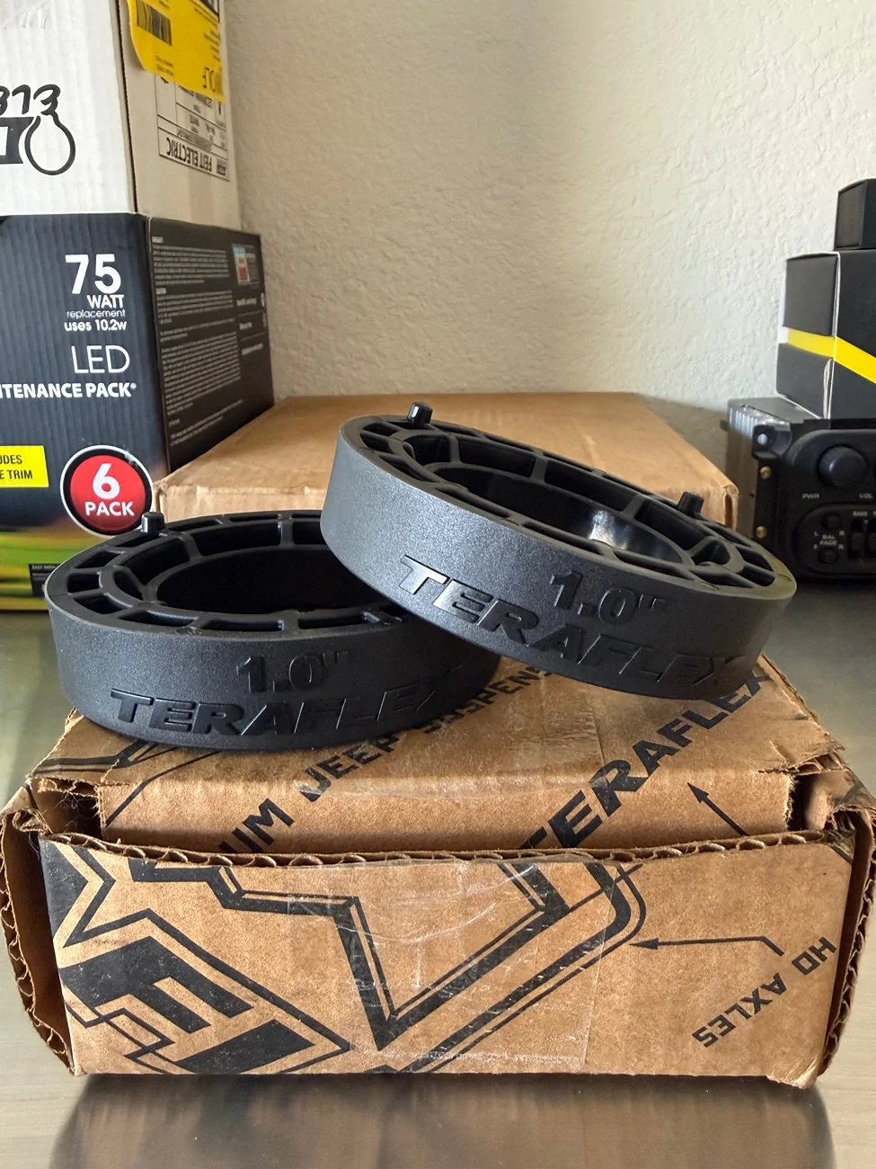 Jeep Gladiator Teraflex Front 1" Coil Spacers NEW IMG_1280