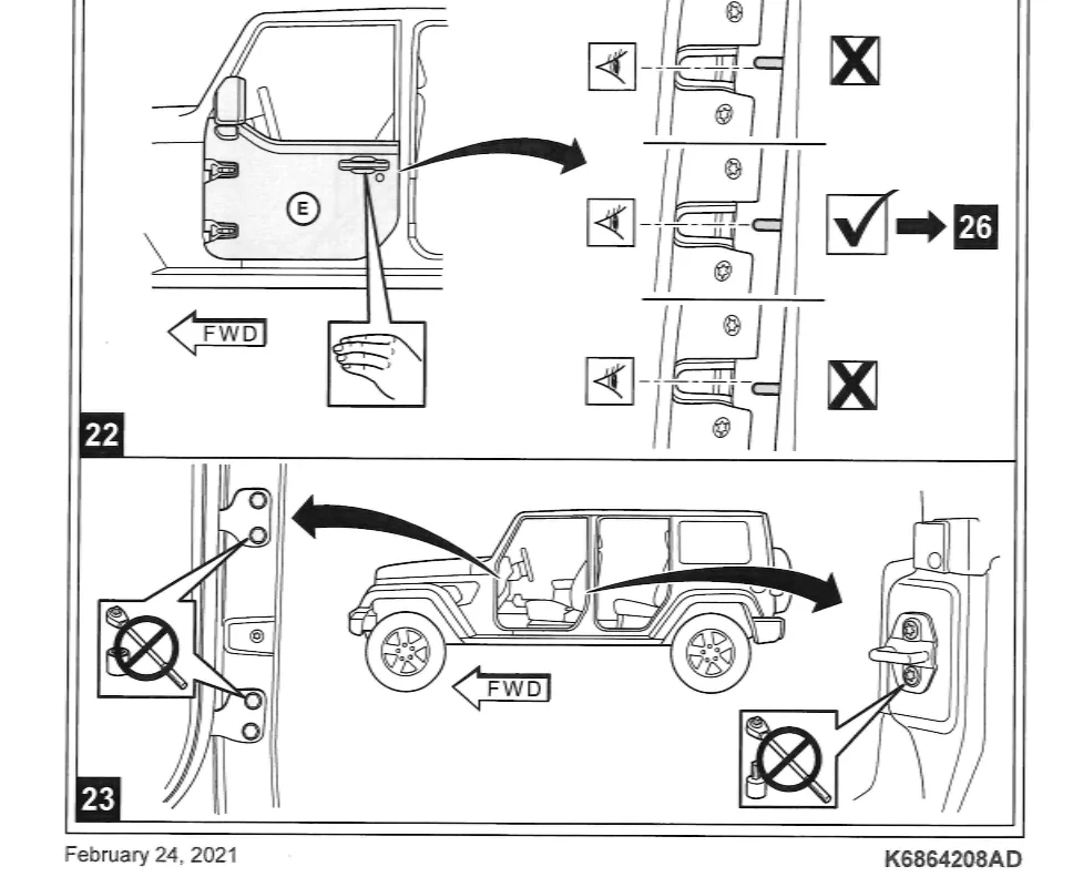Jeep Gladiator Any way to adjust doors? 1762798826492-ut
