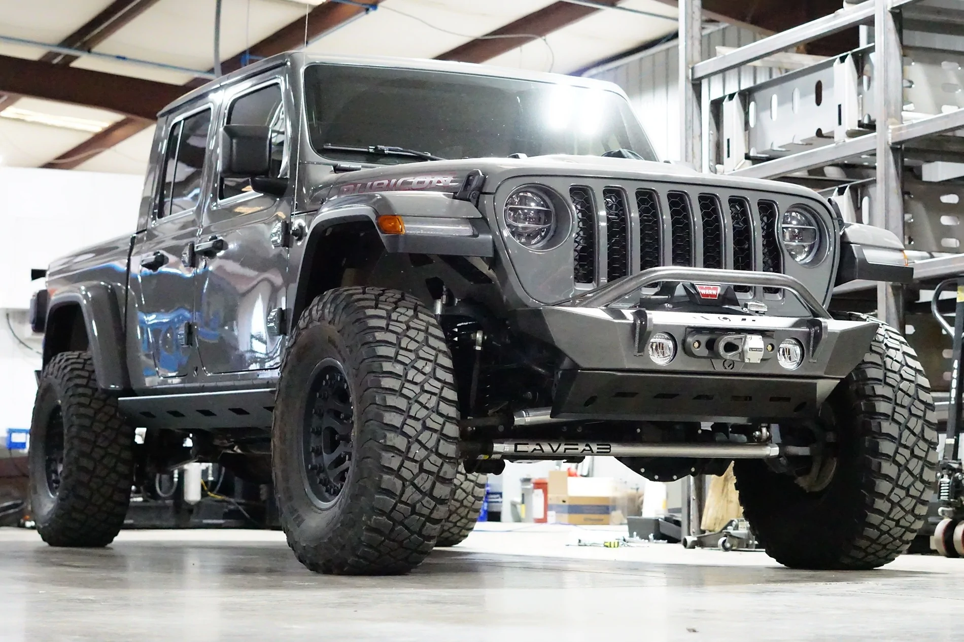 Jeep Gladiator CavFab JT HardLine Rocker Guards Sliders! DSC03243