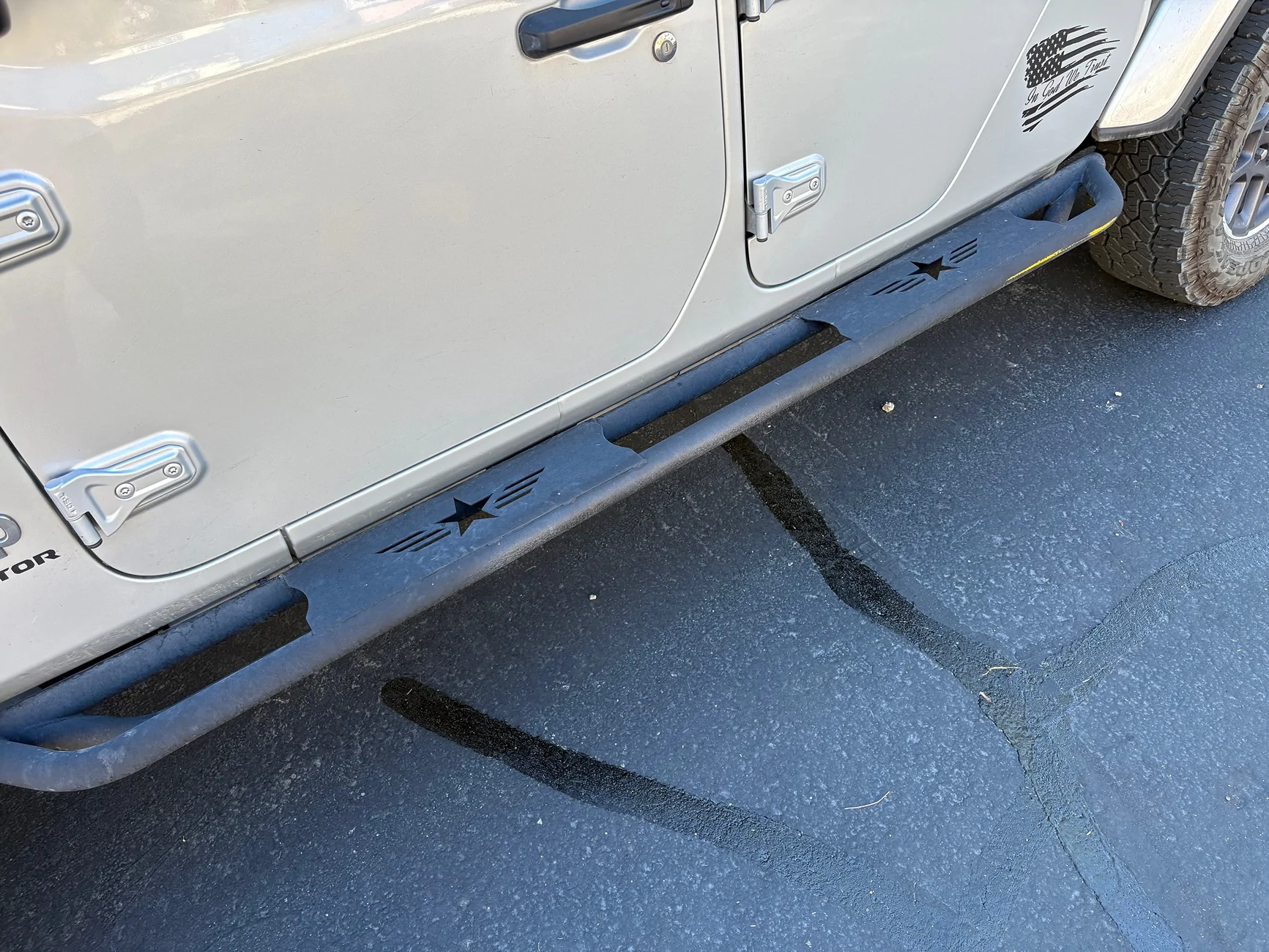 Jeep Gladiator Individual Steps vs Full Length Step Bar IMG_0622