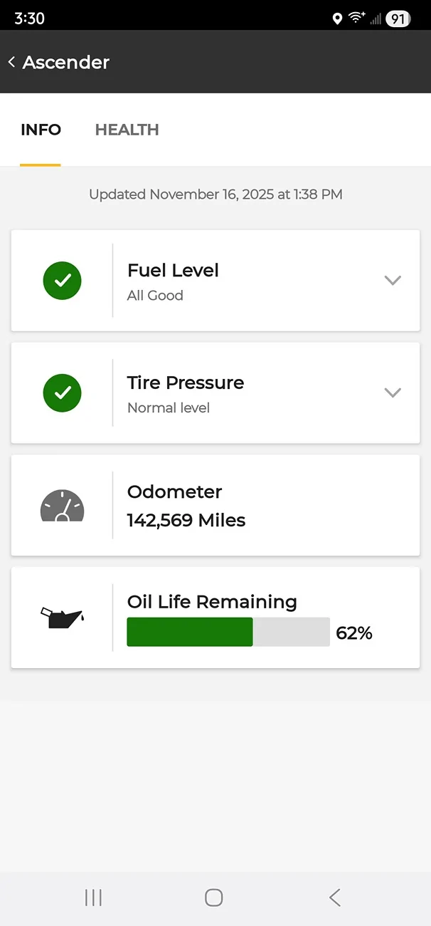 Jeep Gladiator [3.6L] What’s Your Cold Weather Startup Procedure? Screenshot_20251116_153037_J