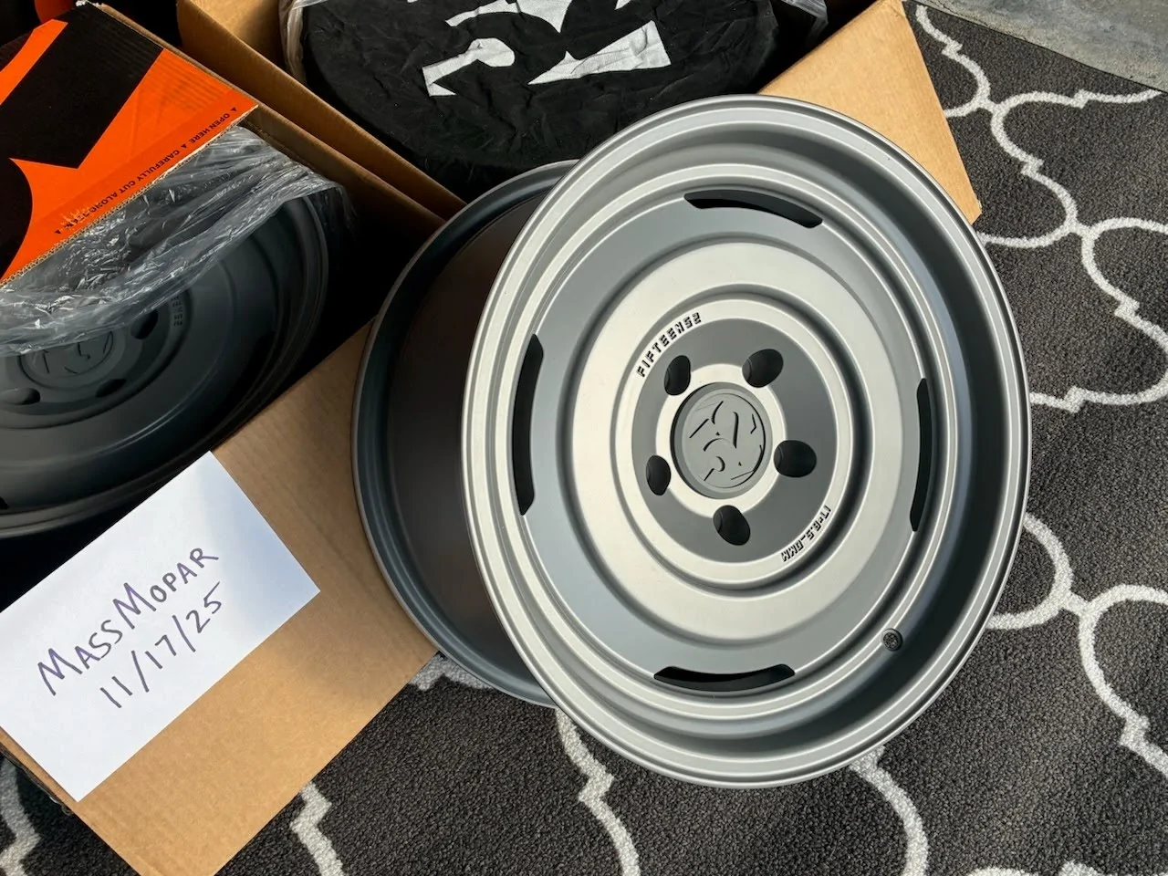 Jeep Gladiator Price drop! (5) Fifteen52 Analog HD Peak Grey 17x8.5" Wheels & McGard Install Kit (New in Box/Not installed) AnalogHD 04