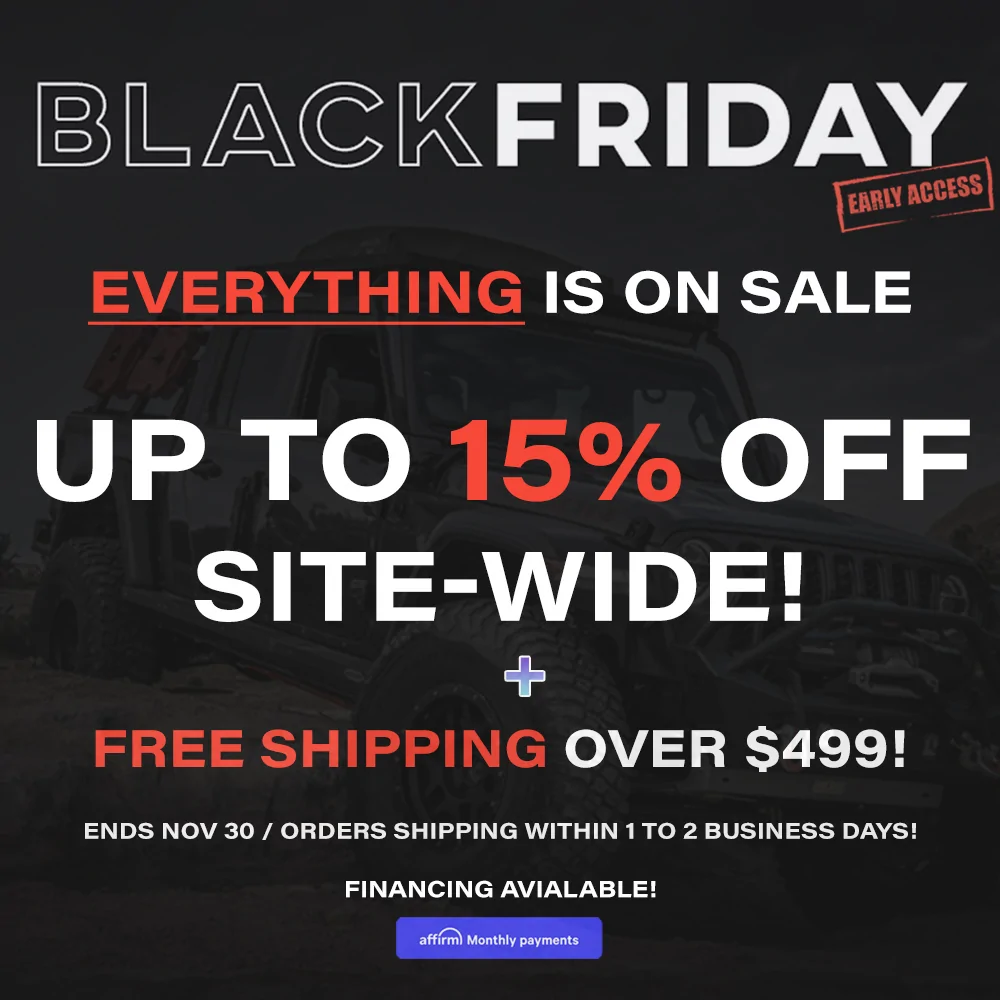 Jeep Gladiator Clayton Off Road Black Friday Sale is Live! Black Friday 2025 social 