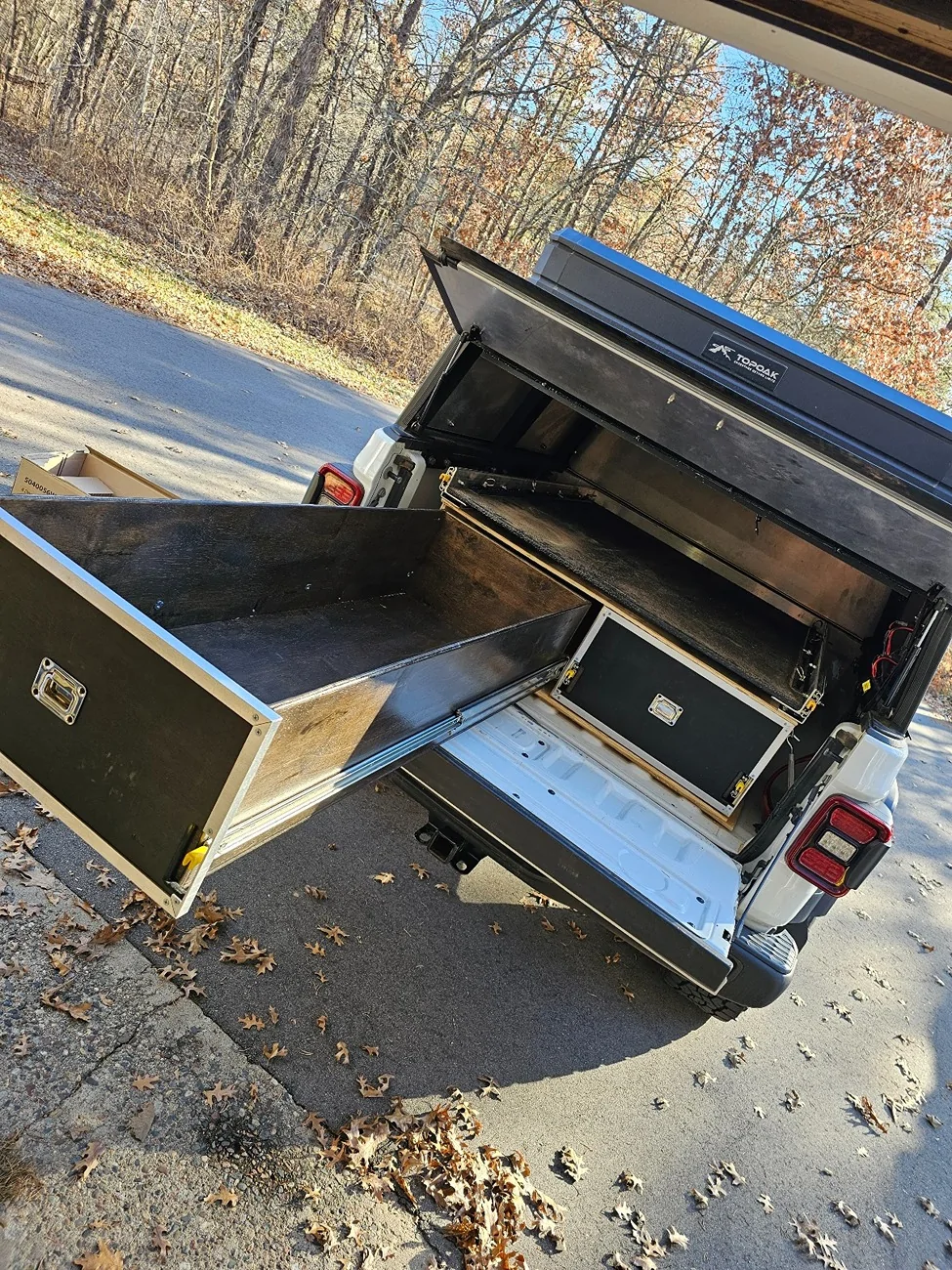 Jeep Gladiator Anyone recently add the new single drawer decked system? 20251112_141707