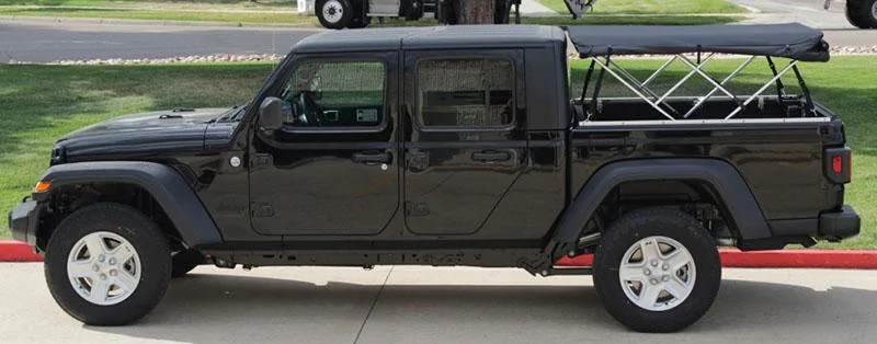 Jeep Gladiator Bestop teaser concept: folding soft cover / shell / topper for Gladiator bed img_3353