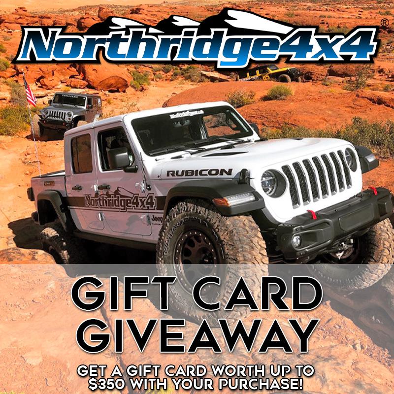 Jeep Gladiator Northridge4x4 Gift Card Extravaganza! GiftCardFlashSale