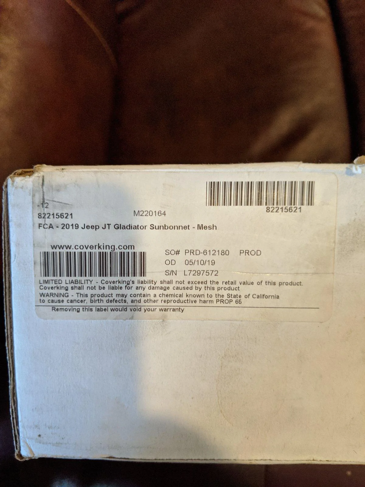 Jeep Gladiator Mopar Mesh Sun Bonnet IMG_20191115_154422