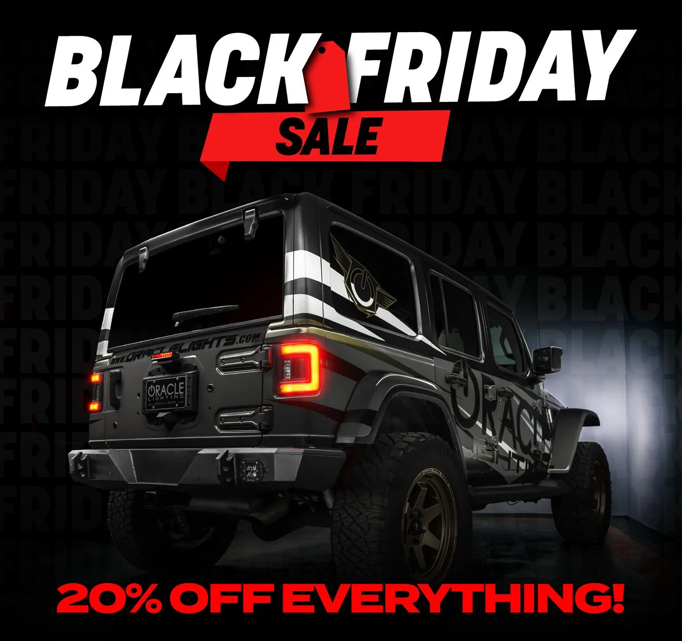 Jeep Gladiator Black Friday Starts NOW — 20% Off All Oracle Lighting (Including New Releases!) BF2025-emailhead