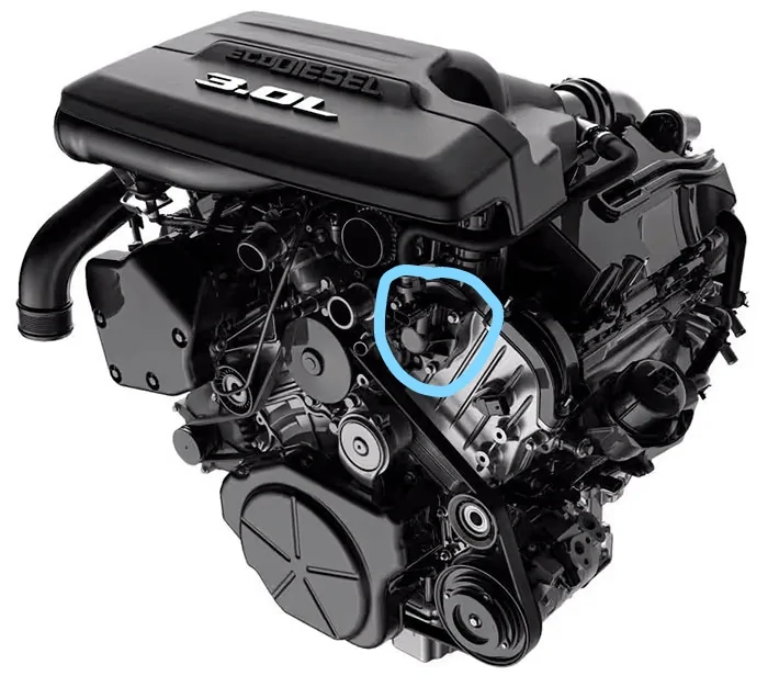 Jeep Gladiator Timing chain cover leak---Tracker/fixes 3.0-ecodiesel-engine_LI