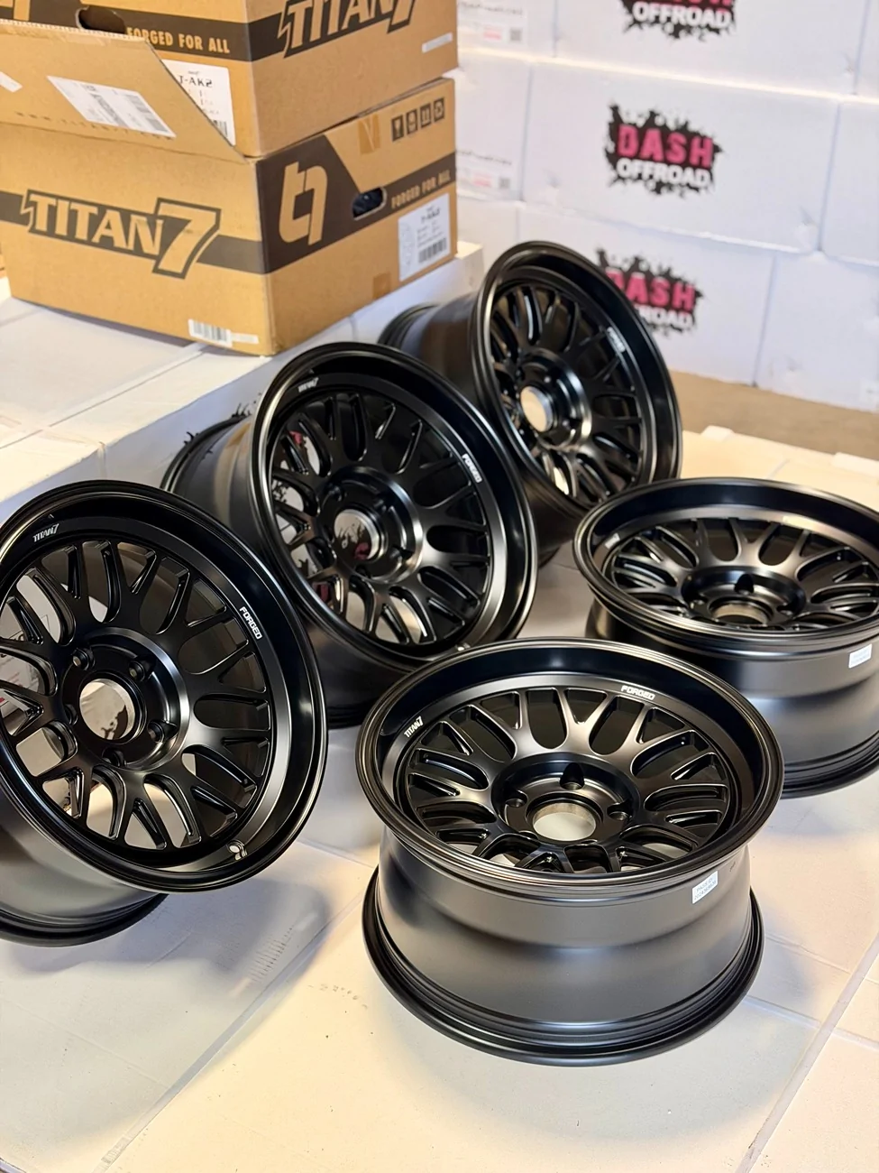 Jeep Gladiator F.S. Titan-7 T-AK1 and T-AK2 17" Forged Wheels, Light weight. IMG_5362