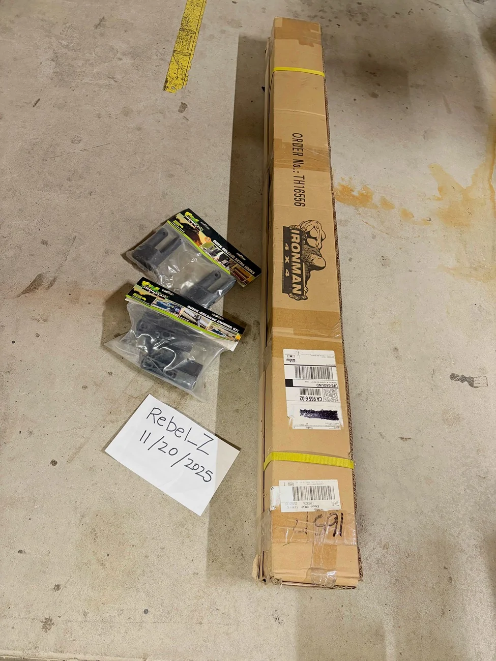 Jeep Gladiator PRICE REDUCED! Ironman 4x4 Awning (2020 model) NEW in Box! Comes with Quick Release Mounts & Extra Set of Hooks — $300 OBO IMG_4644