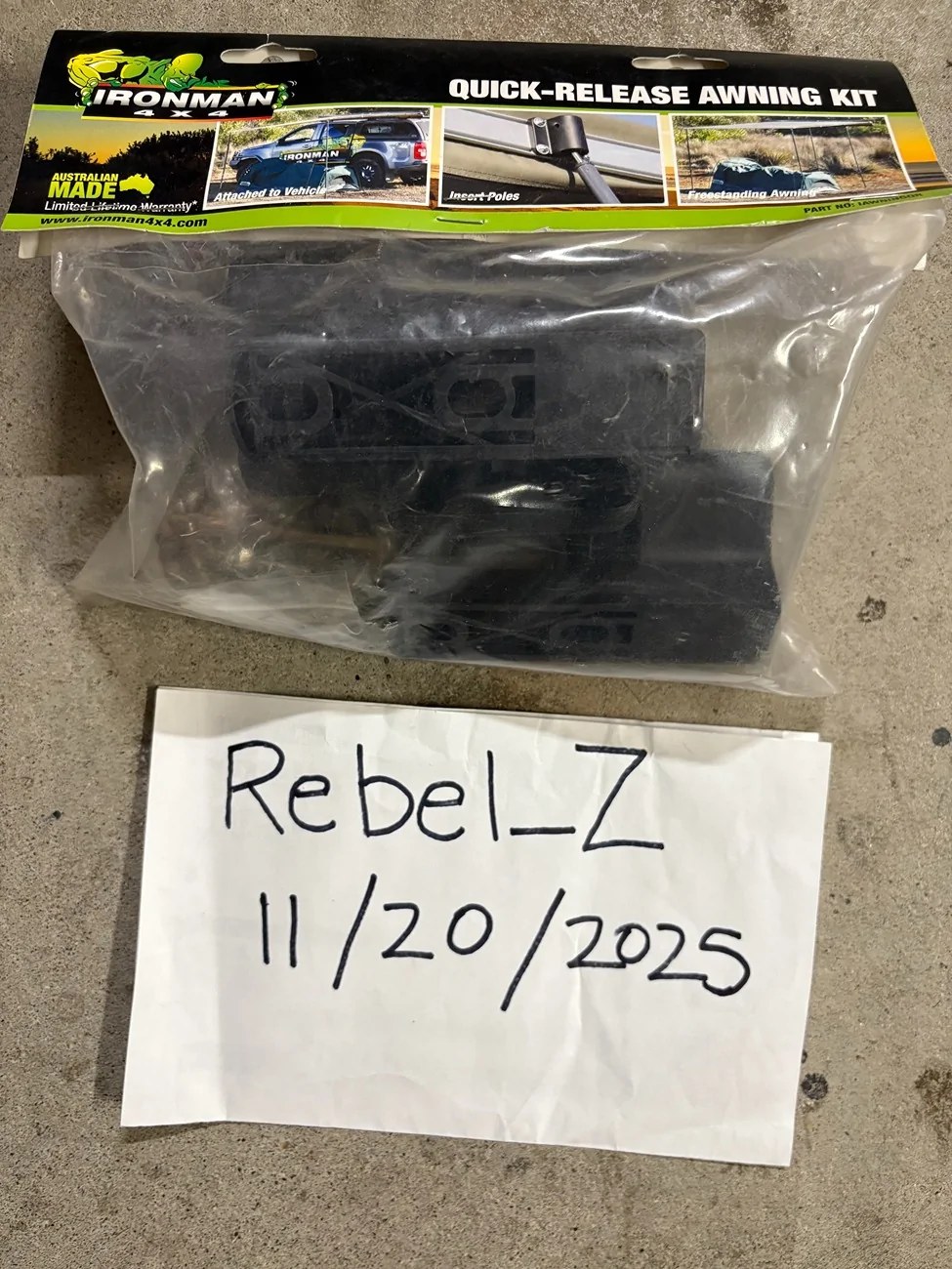 Jeep Gladiator PRICE REDUCED! Ironman 4x4 Awning (2020 model) NEW in Box! Comes with Quick Release Mounts & Extra Set of Hooks — $300 OBO IMG_4648