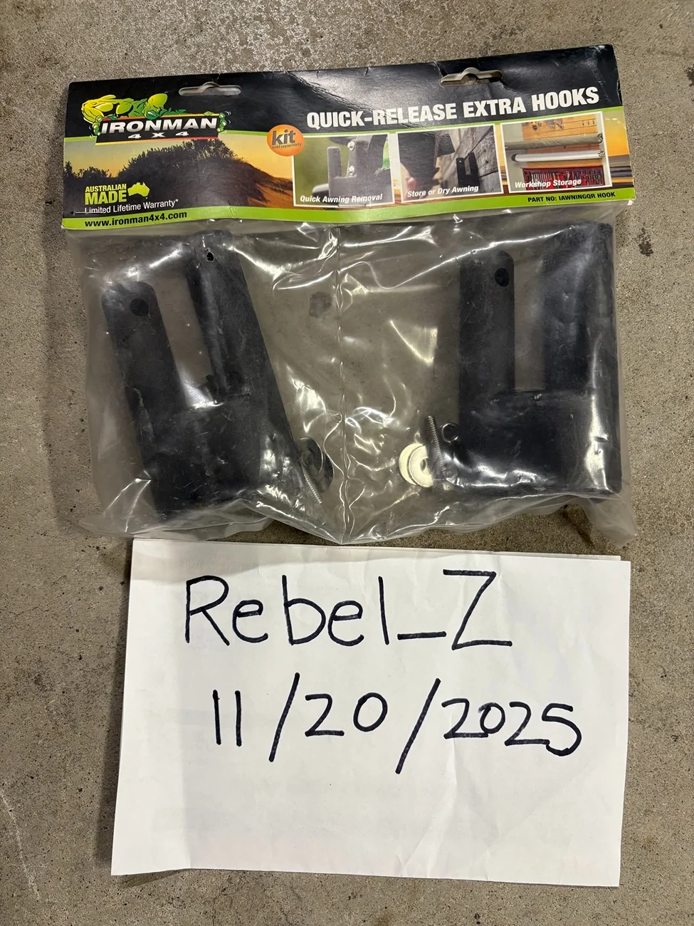 Jeep Gladiator PRICE REDUCED! Ironman 4x4 Awning (2020 model) NEW in Box! Comes with Quick Release Mounts & Extra Set of Hooks — $300 OBO IMG_4647