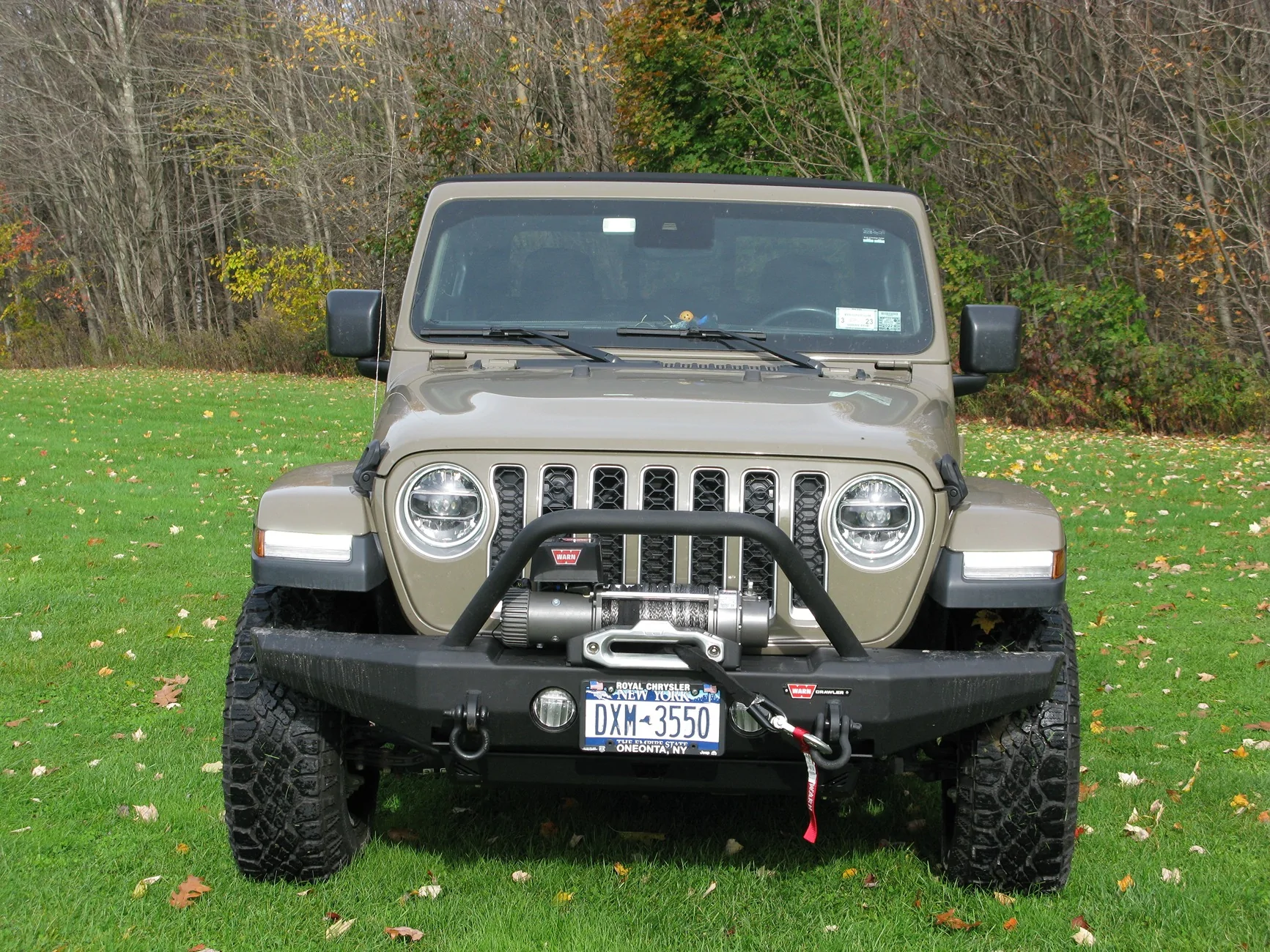 Jeep Gladiator Warn Crawler Stubby Front Bumper IMG_1502