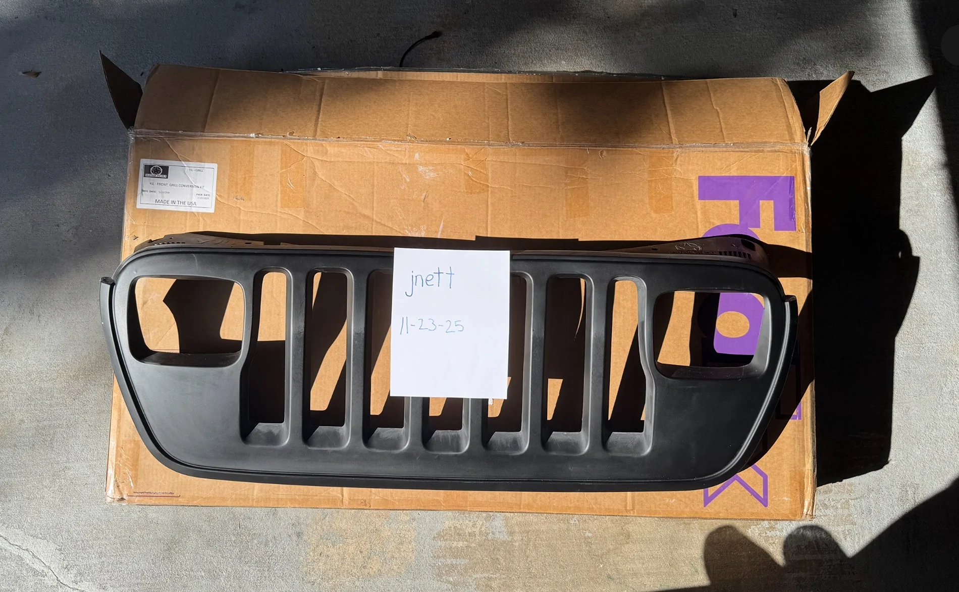 Jeep Gladiator YJ Conversion Grill IMG_4549