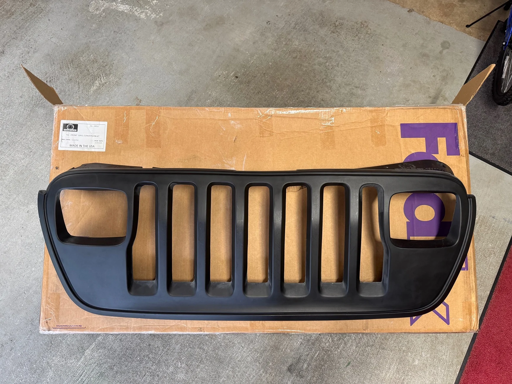 Jeep Gladiator YJ Conversion Grill IMG_4530