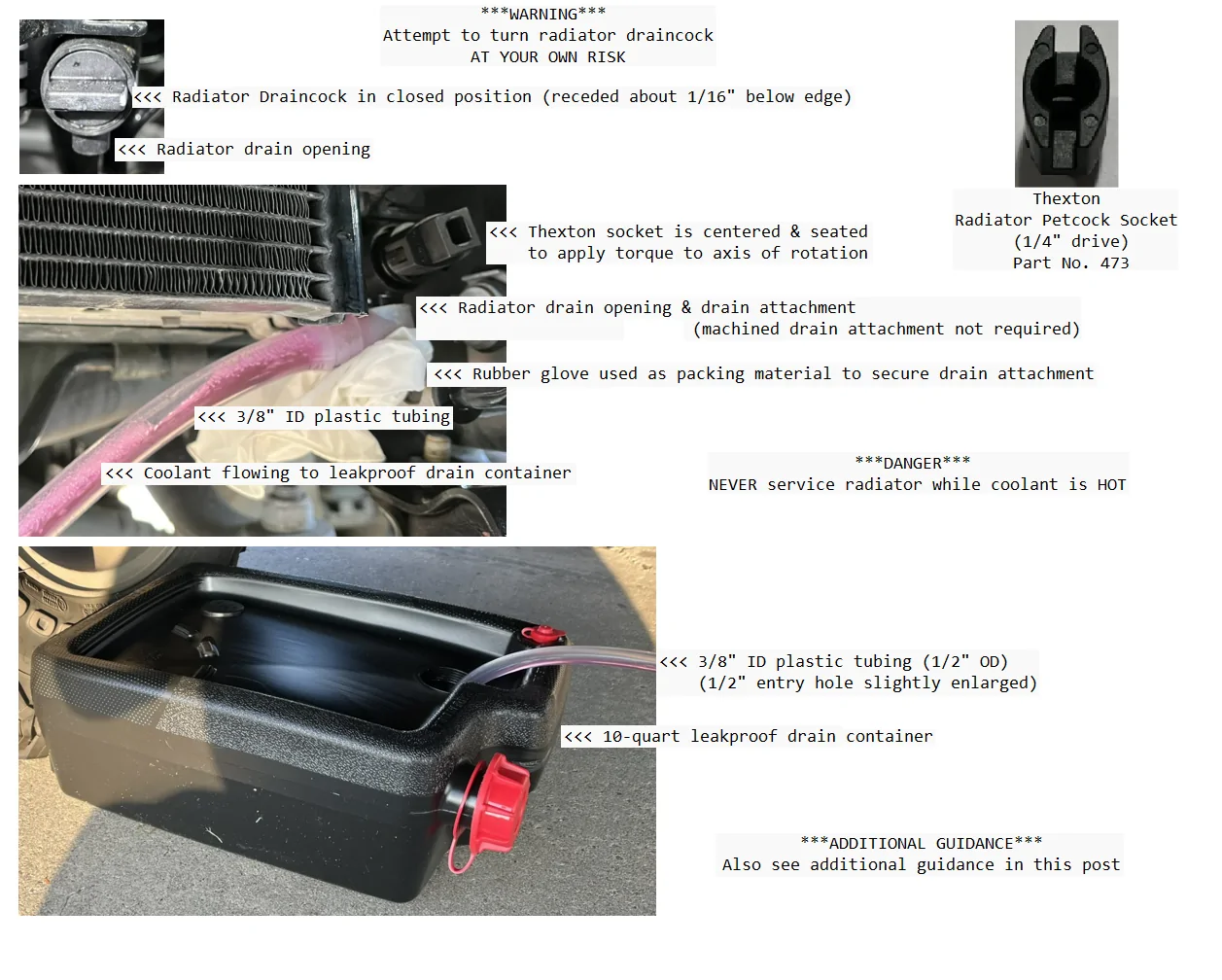 Jeep Gladiator Lets talk Coolant for the Ecodiesel Using Radiator Drain to Drain Coolant from Radiator