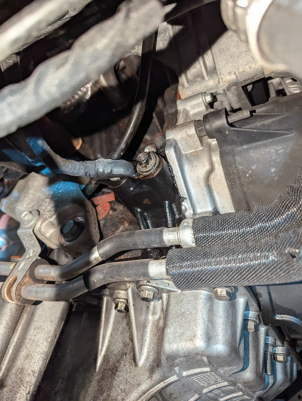 Jeep Gladiator Oil leak at block near engine ground? Anyone have similar? What was the repair? 1000007451