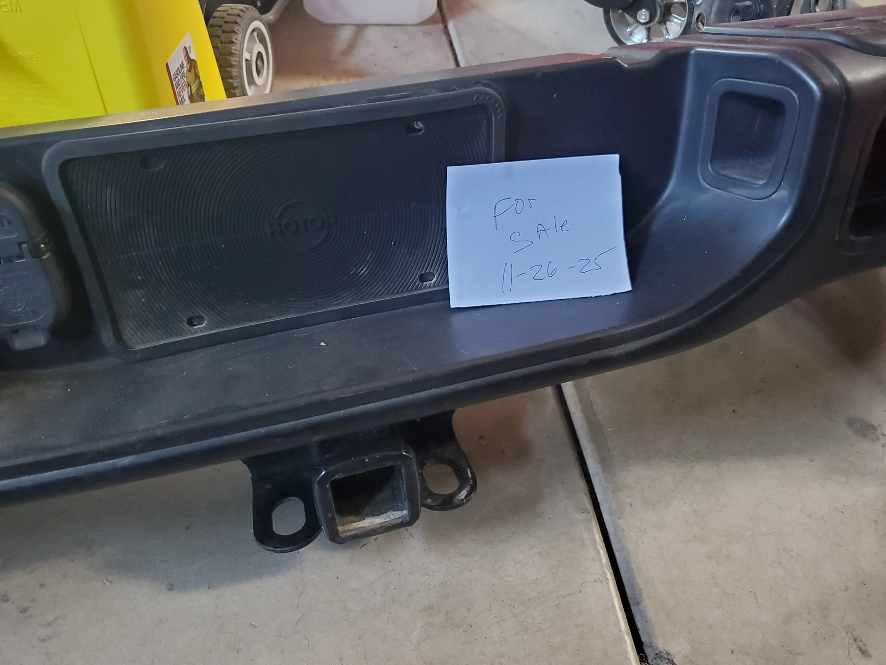 Jeep Gladiator 2001 Rubicon rear steel bumper complete 20251126_140519