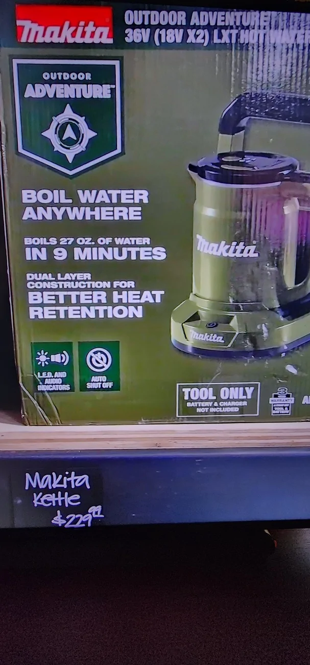 Jeep Gladiator Makita Hotwater Kettle and Coffee maker 20251128_083403