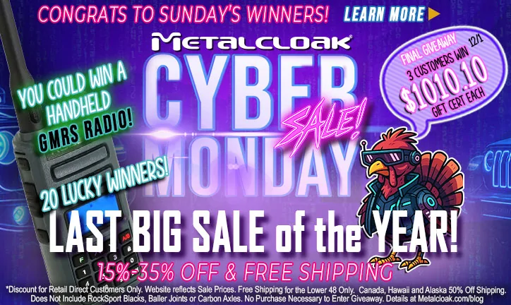 Jeep Gladiator The Biggest Sale Is On! 15% - 35% Off + Thousands of $$ in Giveaways! Large-Sale-Block-CyberMonday25-V2-Mobil