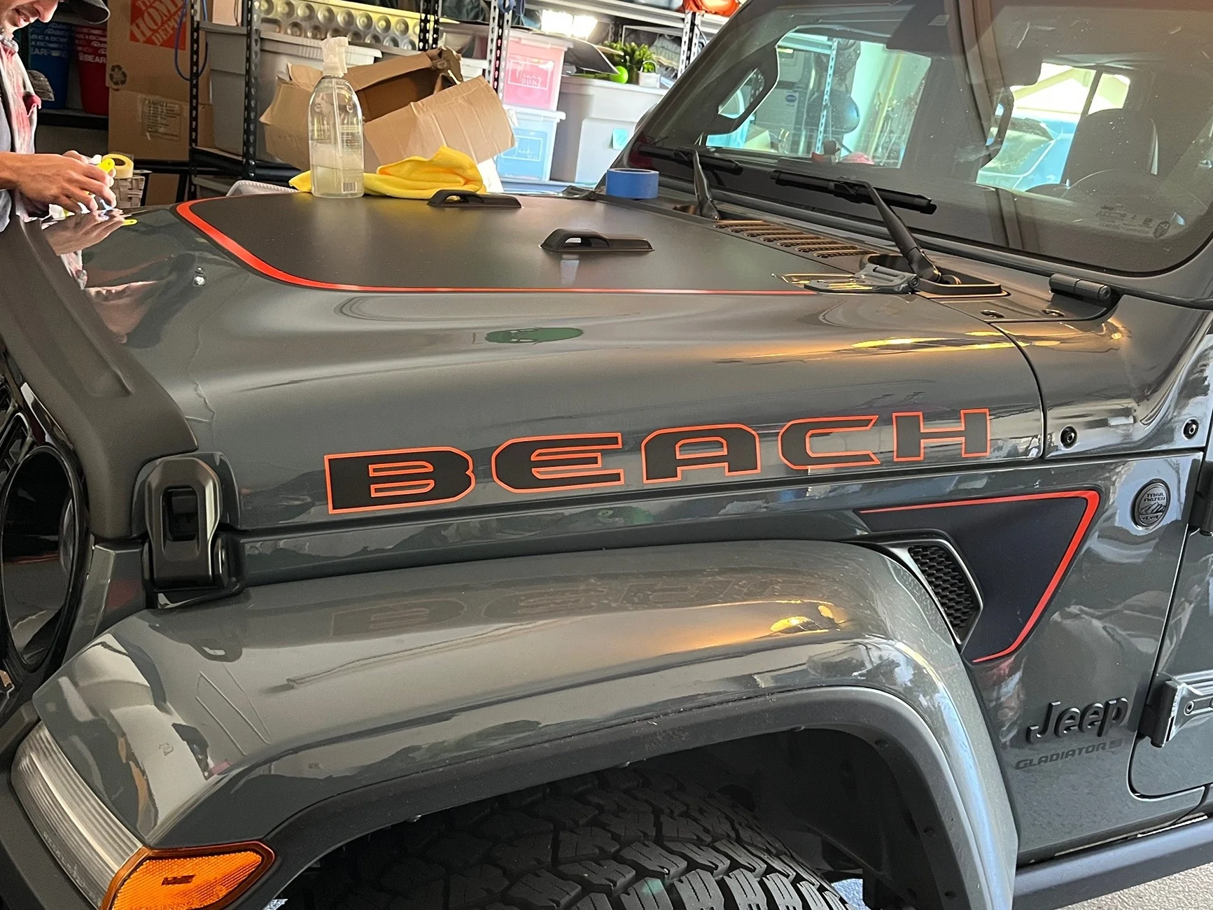 Jeep Gladiator Stickers and decal pics! lettering1