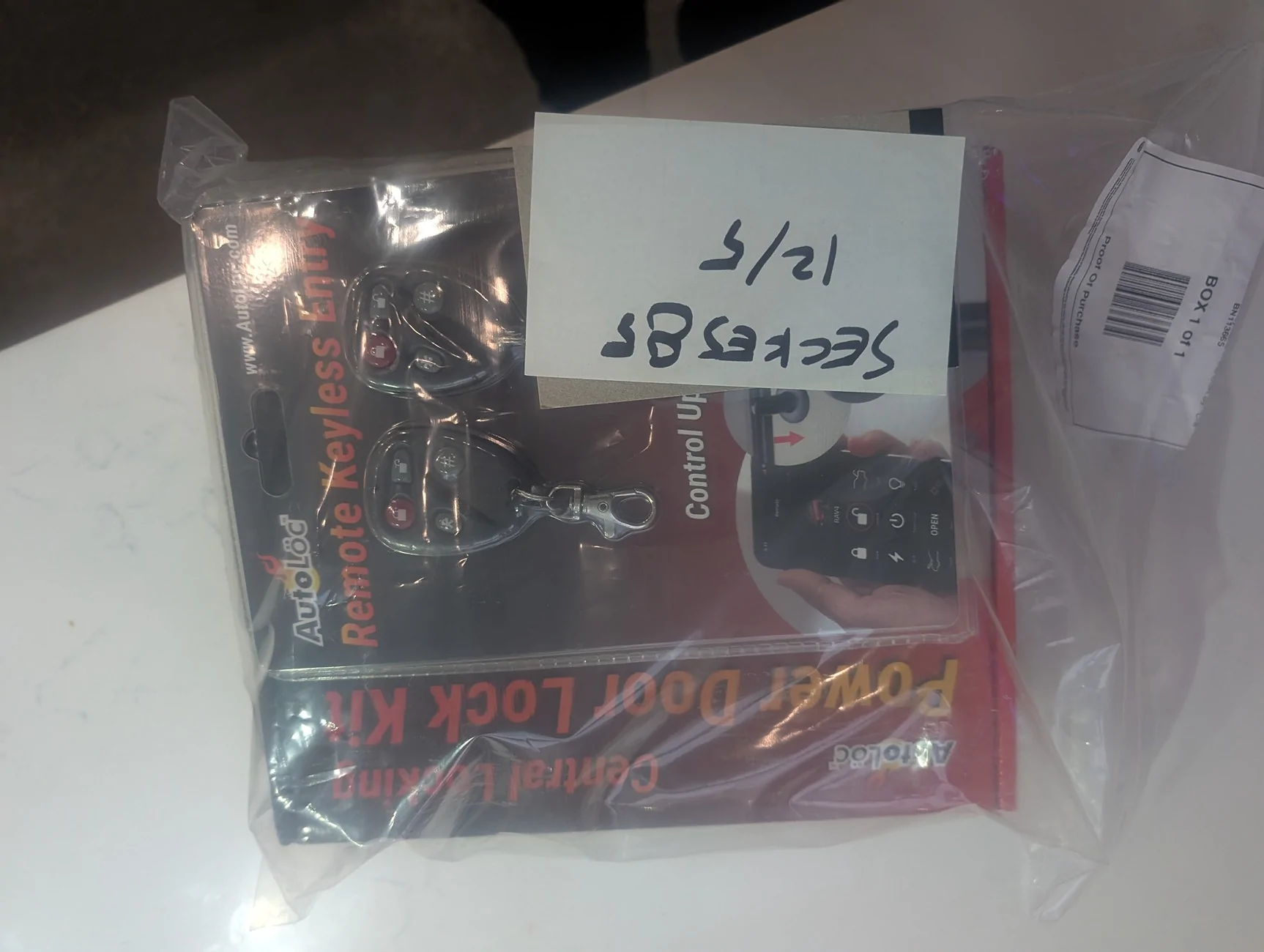 Jeep Gladiator Stinger heigh10 head unit and autoloc keyless entry system PXL_20251206_004352455