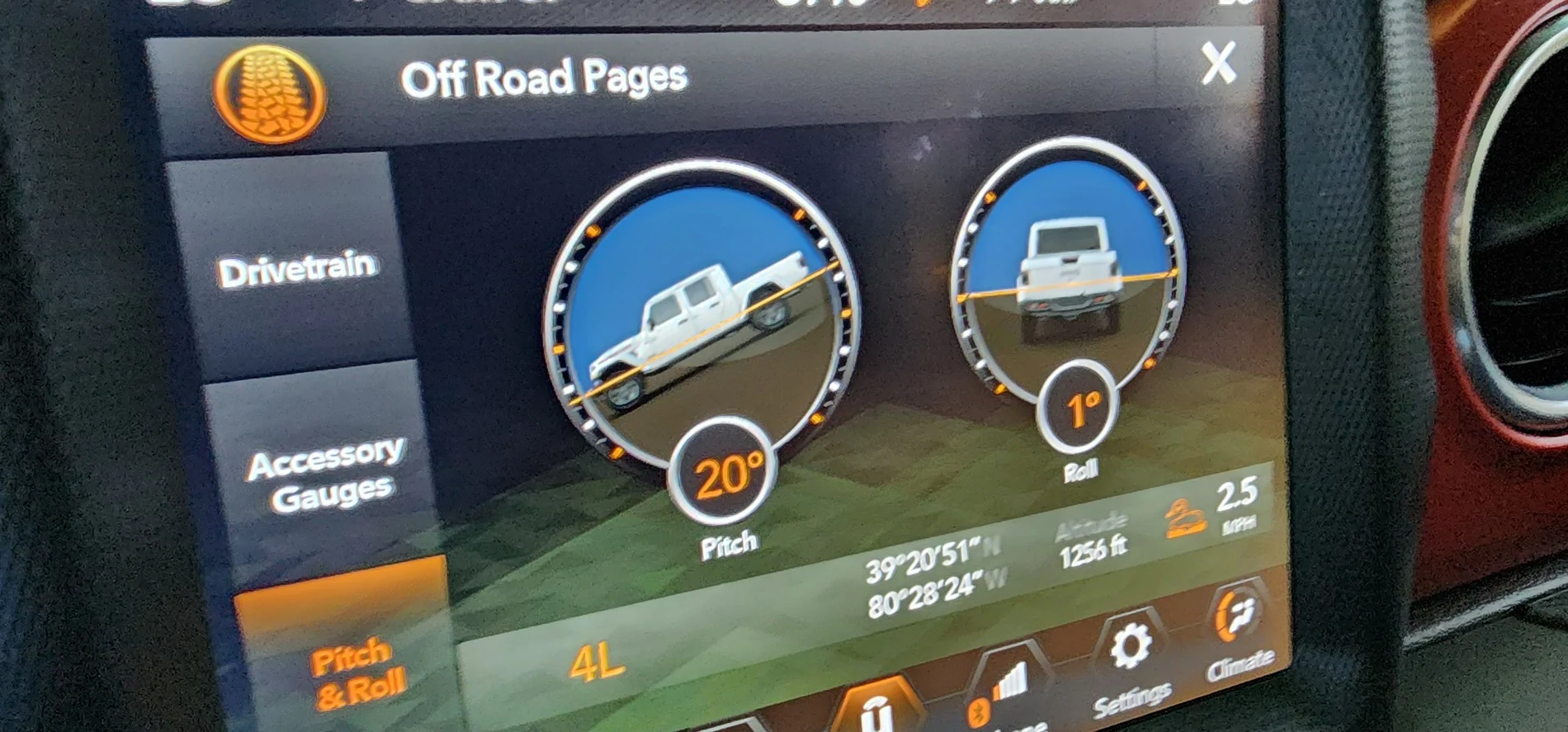 Jeep Gladiator Show me your gauges 20231002_154021