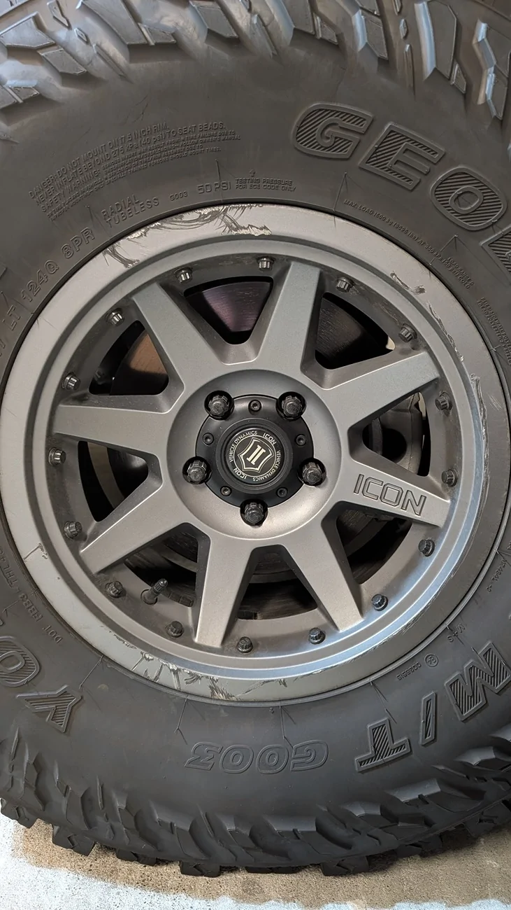 Jeep Gladiator ICON ALLOYS Rebound Pro - alternative beadlock wheel 1000017478