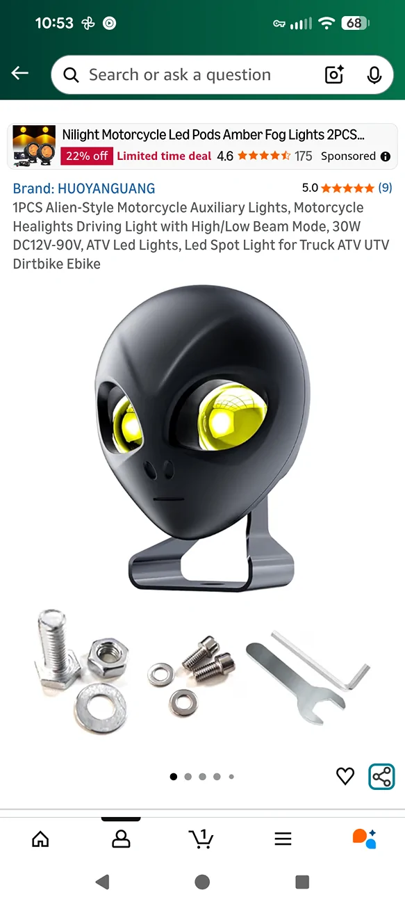 Jeep Gladiator 👽 Pod Lights 1000004143