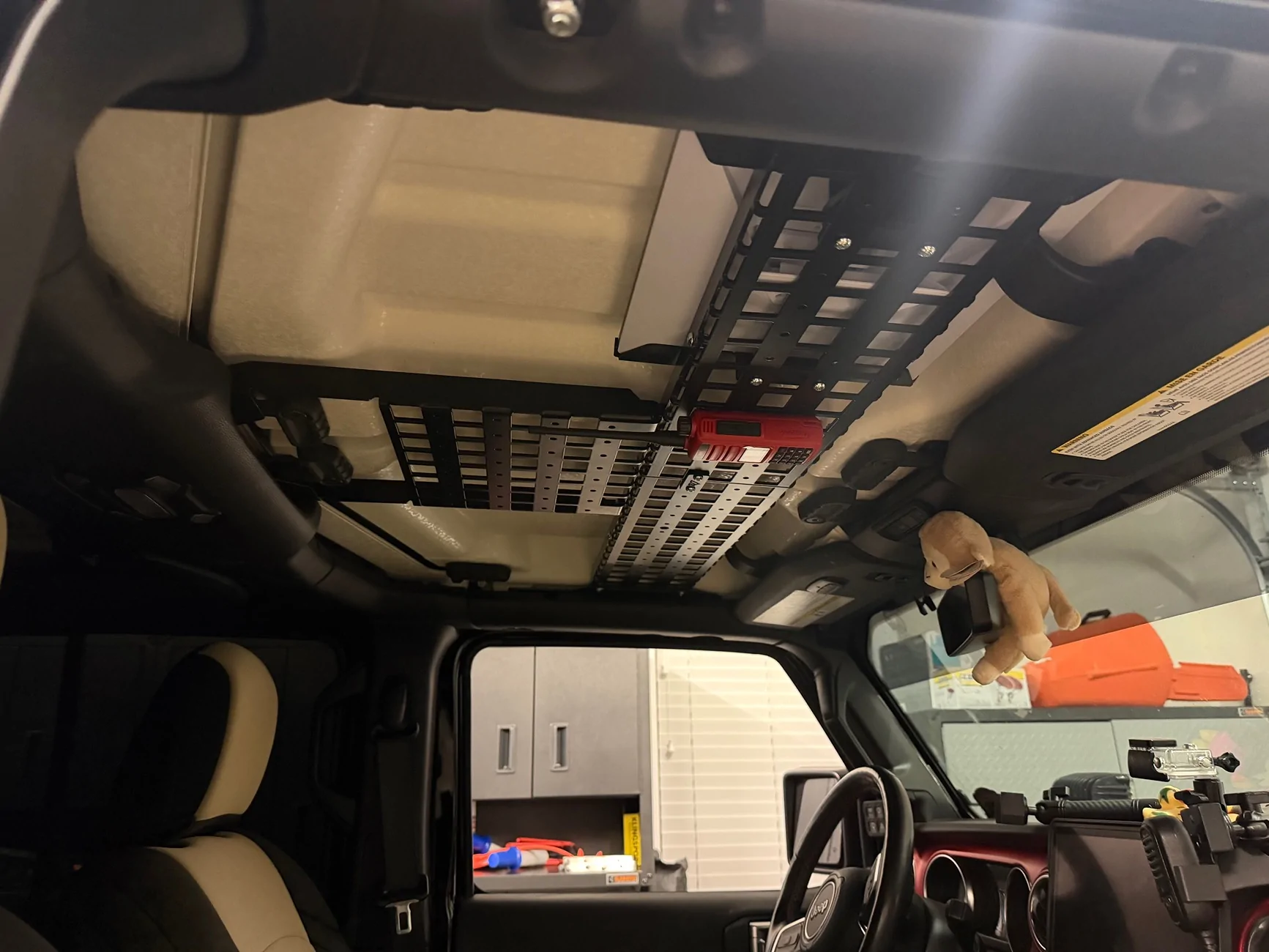 Jeep Gladiator Starlink Mini Interior Cab Freedom Top Install IMG_8858