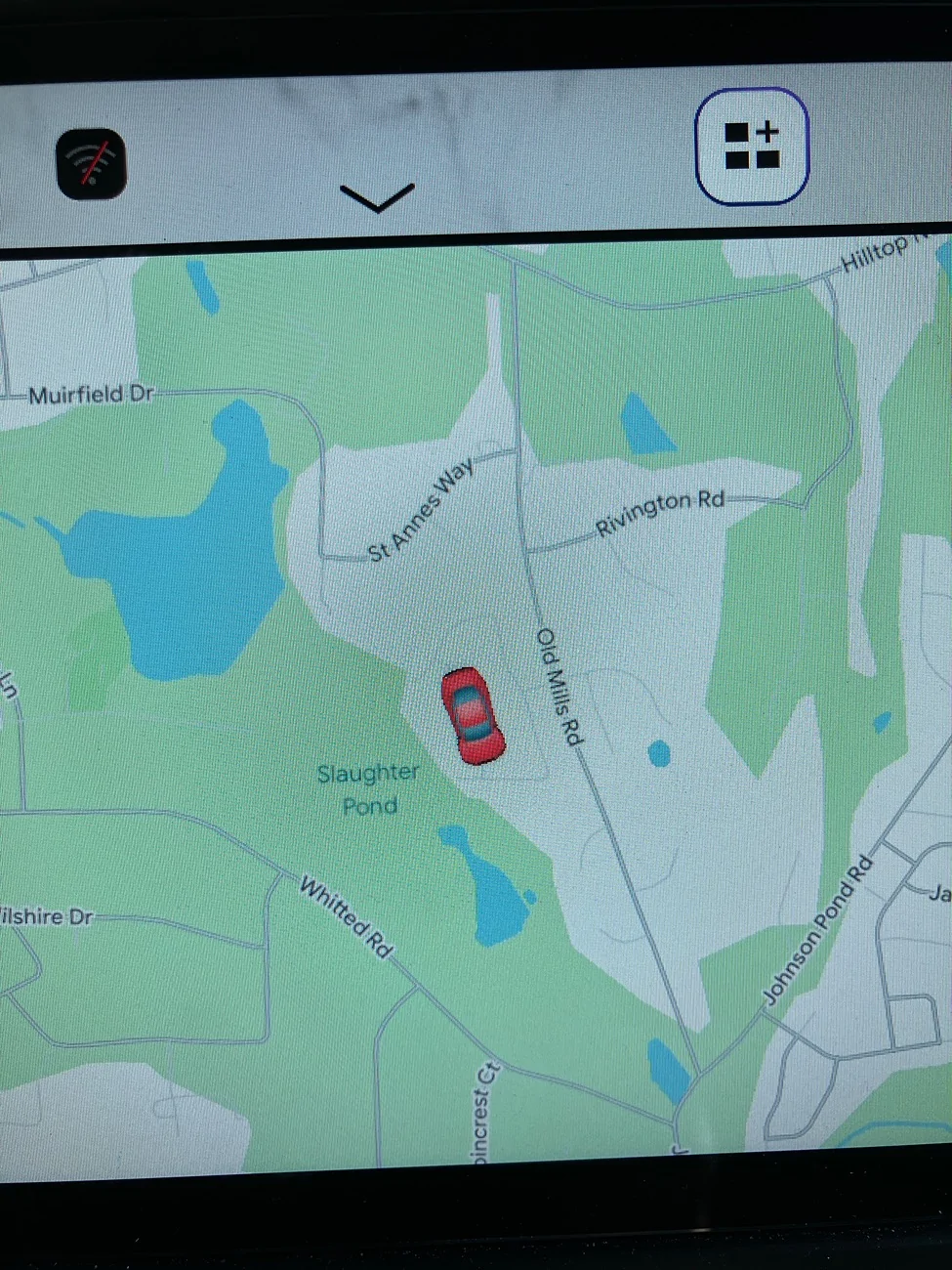 Jeep Gladiator U-connect and/or Carplay update changes the blue arrow on Google maps to a pic of a small vehicle...? IMG_5340