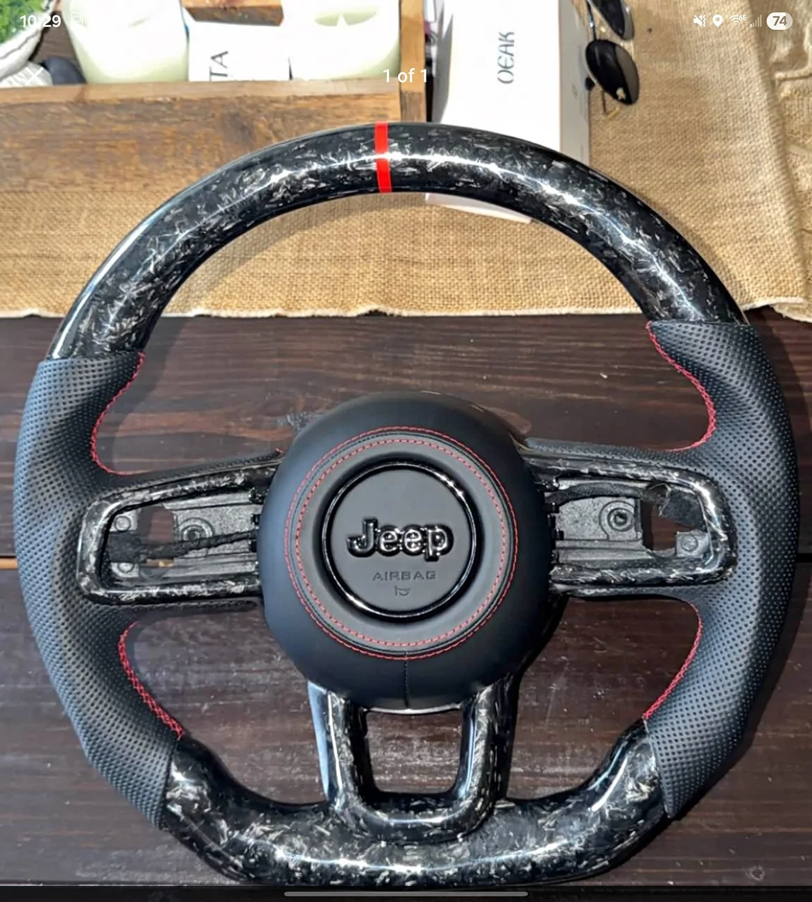 Jeep Gladiator IF your 2025 Mojave/X came in with a Sport steering wheel, make the dealer replace it Screenshot_20251215_222952_Facebook
