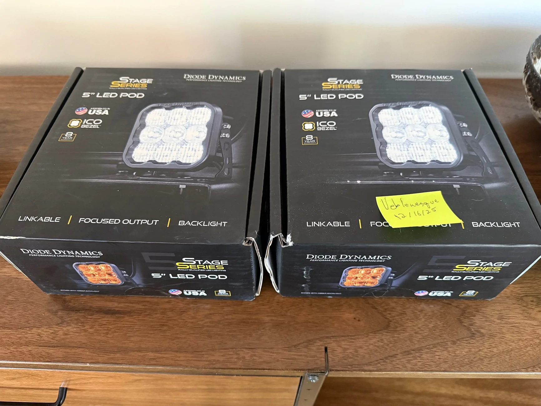 Jeep Gladiator Diode Dynamics SS5 Sport CrossLink Bumper Light Bar Kit New in Box $350 shipped ($560 new) IMG_1175
