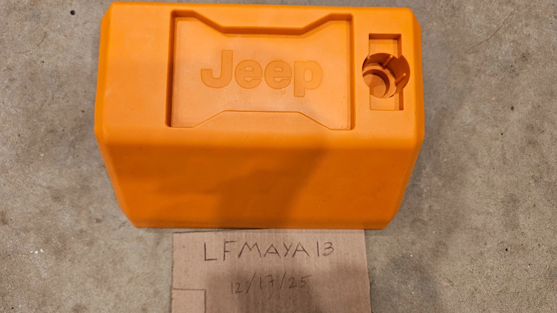 Jeep Gladiator Mopar jack base 20251217_184857