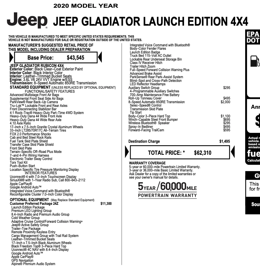 Jeep Gladiator 20 JT Rubicon Suspension Bumpy and Wandering - Anyone try the BILSTEIN B8 5100 Leveling Kit? Screenshot 2025-12-18 at 11.09.04 AM
