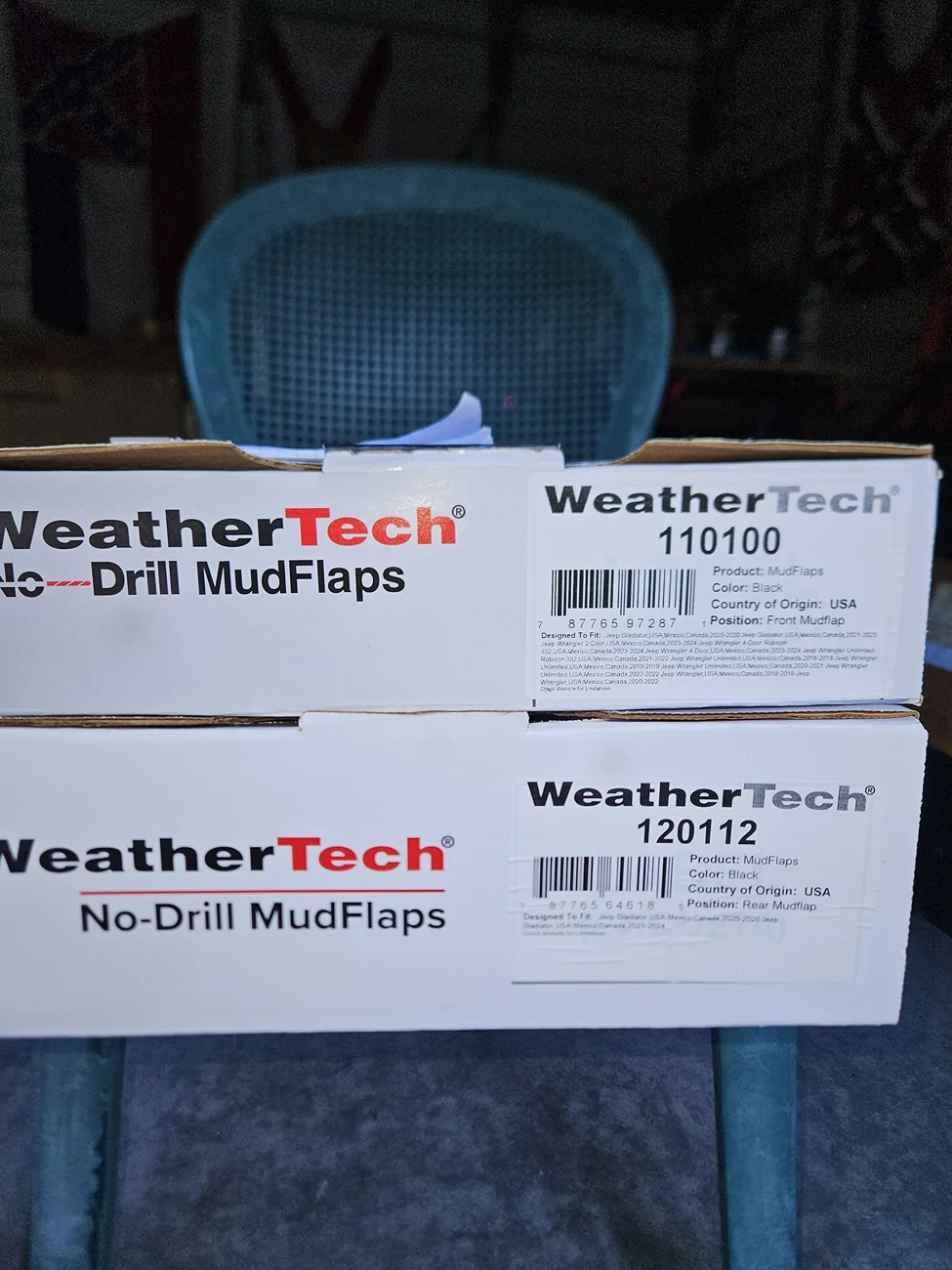 Jeep Gladiator $50 Weather Tech Mud Flaps 20251221_145601