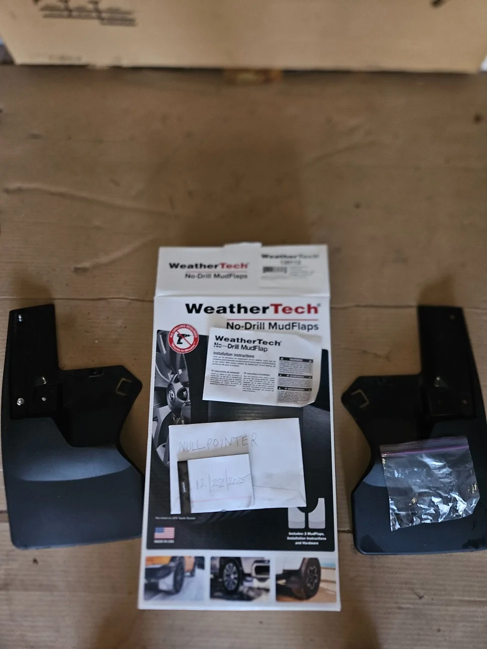 Jeep Gladiator $50 Weather Tech Mud Flaps 20251221_144504